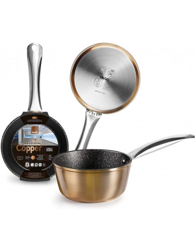 ibili 495116 Casserole Natura Copper 16 cm
