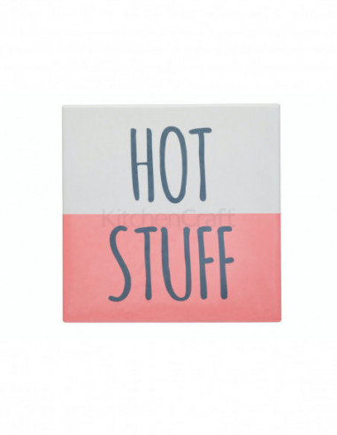 KitchenCraft KCTRIVHSTUFF Dessous de plat motif Hot Stuff