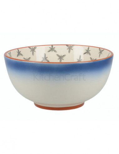 Mikasa 5201624 Drift Bol à Céréales Ombre Bleu