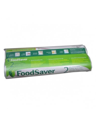 FoodSaver® FSR2802I Plastique sous vide 2 rouleaux 28 cm sur 5,5 m