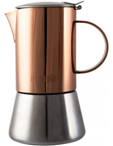 La Cafetière 5187804 Espresso inox et finition cuivre 300 ml