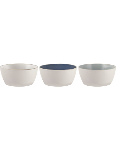 Mikasa 5231735 Ensemble Gourmet de 3 Bols à Dip