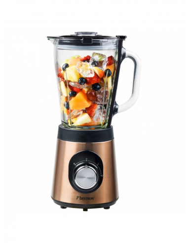 Bestron ABL500CO Blender 1,5 Litre Bol en verre 500 Watts