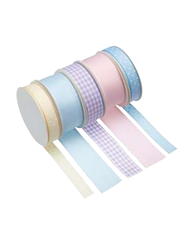 KitchenCraft SDIRIBBON01 Lot de 5 rubans pastel assortis
