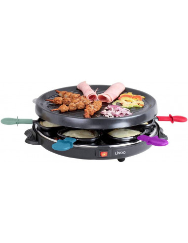 Livoo DOC207 Raclette 6 personnes