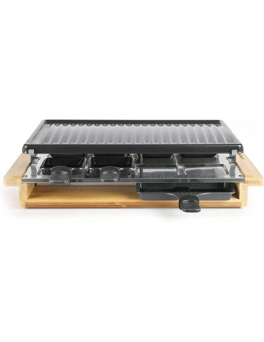 Livoo DOC257 Raclette 2 en 1 grill 1200 W 8 personnes