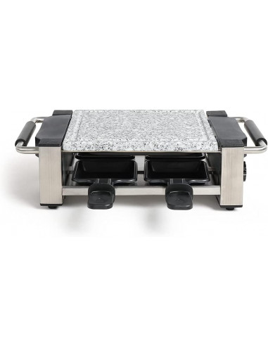 Livoo DOC261 Pierrade Raclette 4 personnes 2 en 1