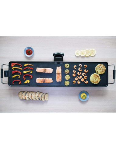 Livoo DOM231 Plancha TeppanYaki XL 90 cm 1800 Watts