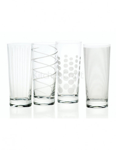 Mikasa 5159317 Cheers Set Of 4 High Ball Glasses