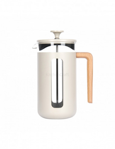 La Cafetière LCPISA8CPLATW Pisa Latte Cafetiere, 8 tasses