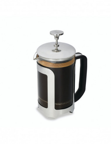 La Cafetière LCROMA6CPSIL Cafetière à piston Roma 850 ml 6 tasses finition inox
