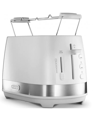 Delonghi CTLA2103W Grille pain 2 fentes Chauffe viennoiseries inclus