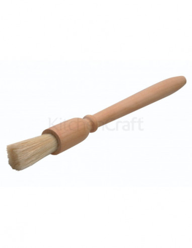 KitchenCraft KCPASTRY Grand pinceau à pâtisserie / à badigeonner en bois de 25 cm