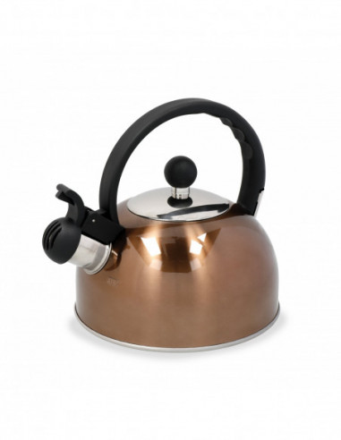 La Cafetière LCKETCOP Copper Bouilloire sifflante 1,3 Litre inox