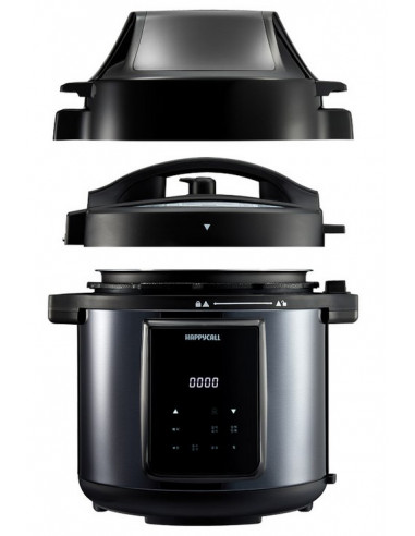 HappyCall ZSP-D601 Nouveauté Dual Smart Pot Cuiseur + AirFryer  5,7 litres