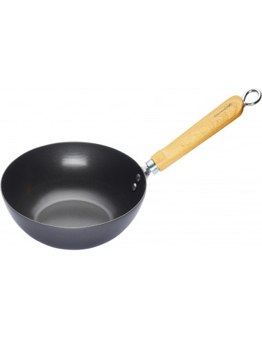 World of Flavours PODLXWOK8 Mini Wok 20 cm acier carbone antiadhérent
