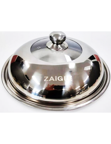 Zaigle ZCHSG-A31 Grand couvercle Dôme en inox
