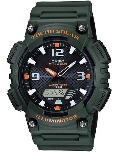 Casio AQ-S810W-3AVD Montre WR100 Tough Solar 5 alarmes