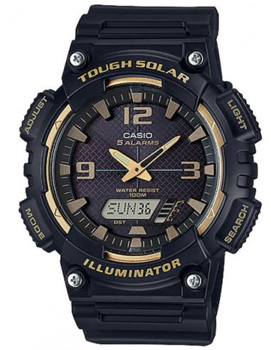 Casio AQ-S810W-1A3VDF Montre WR100 Tough Solar 5 alarmes