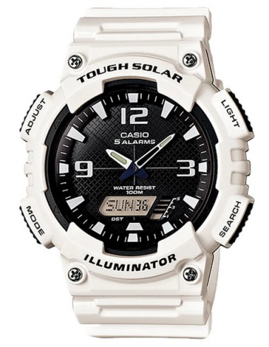 Casio AQ-S810WC-7AV Montre WR100 Tough Solar 5 alarmes