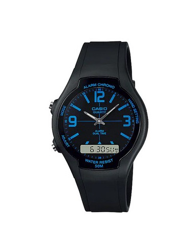 Casio AW-90H-2BVDF Montre analogue + digital