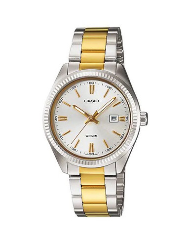 Casio LTP-1302SG-7A Montre dorée argentée étanche WR50