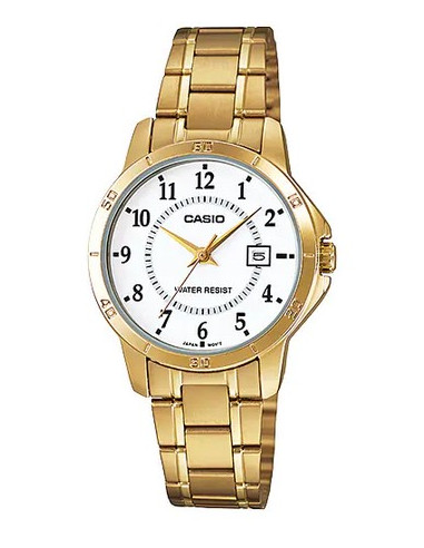 Casio LTP-V004G-7BU Montre Dorée
