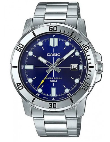 Casio MTP-VD01D-2EVUDF Montre Bleue étanche WR50