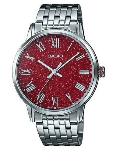 Casio MTP-TW100D-4AV Montre Rouge étanche WR50