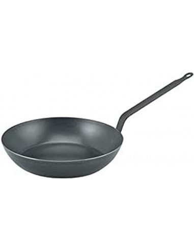 de Buyer 5020 28 Poêle Acier 28 cm,  'La Lyonnaise' durable à vie