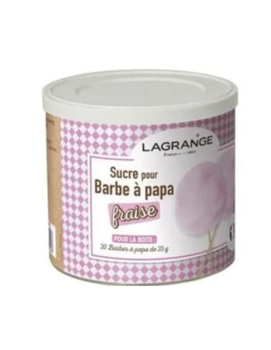 Lagrange 380 007 Sucre barbe à papa à la fraise